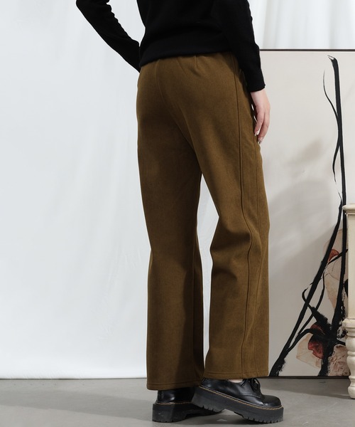 aimoha(アイモハ)の「【Aimoha】冬用フリースストレートパンツ(その他パンツ・レディース・ブラック/チョコ/アーミー/ベージュ・MEDIUM/X-LARGE/LARGE)」の21枚目の写真