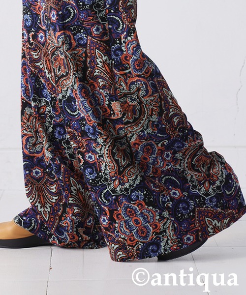 antiqua（アンティカ）の「ペイズリー柄ワイドパンツ（その他パンツ・レディース・ブラック・LARGE/MEDIUM）」の18枚目の写真