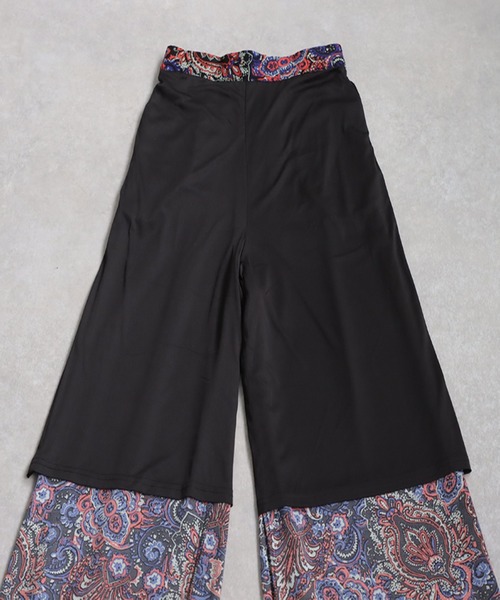 antiqua（アンティカ）の「ペイズリー柄ワイドパンツ（その他パンツ・レディース・ブラック・LARGE/MEDIUM）」の10枚目の写真