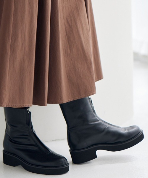 BARNYARDSTORM（バンヤードストーム）の「Mazell / フロントZIPブーツ（ブーツ・レディース・ブラック・37/39/36/35/38）」の18枚目の写真