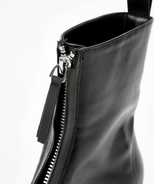 BARNYARDSTORM（バンヤードストーム）の「Mazell / フロントZIPブーツ（ブーツ・レディース・ブラック・37/39/36/35/38）」の5枚目の写真