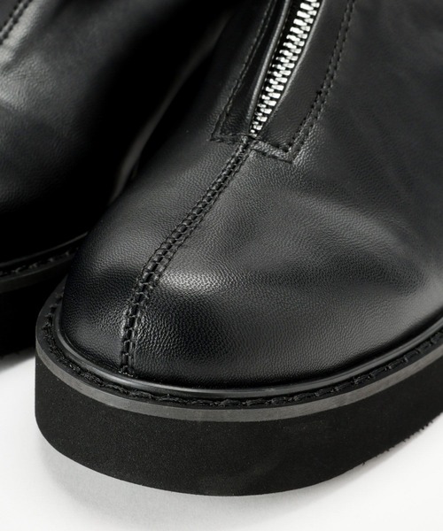 BARNYARDSTORM（バンヤードストーム）の「Mazell / フロントZIPブーツ（ブーツ・レディース・ブラック・37/39/36/35/38）」の7枚目の写真