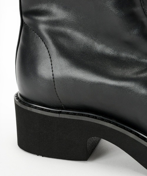 BARNYARDSTORM（バンヤードストーム）の「Mazell / フロントZIPブーツ（ブーツ・レディース・ブラック・37/39/36/35/38）」の9枚目の写真