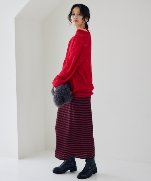 BARNYARDSTORM（バンヤードストーム）の「Mazell / フロントZIPブーツ（ブーツ・レディース・ブラック・37/39/36/35/38）」の21枚目の写真