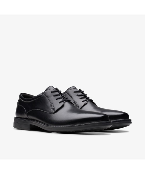 Clarks（クラークス）の「WendellLaceII / ウェンデルレースII（ブラックレザー）（ドレスシューズ・メンズ・ブラック・UK6/UK7/UK8/UK9/UK9.5/UK10）」の4枚目の写真