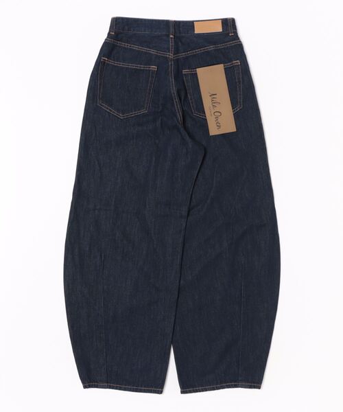 Mila Owen(ミラオーウェン)の「ルーズフィットカーブデニムパンツ【手洗い可能】(デニムパンツ・レディース・ベージュ/インディゴブルー/ライトブルー・0/1)」の12枚目の写真