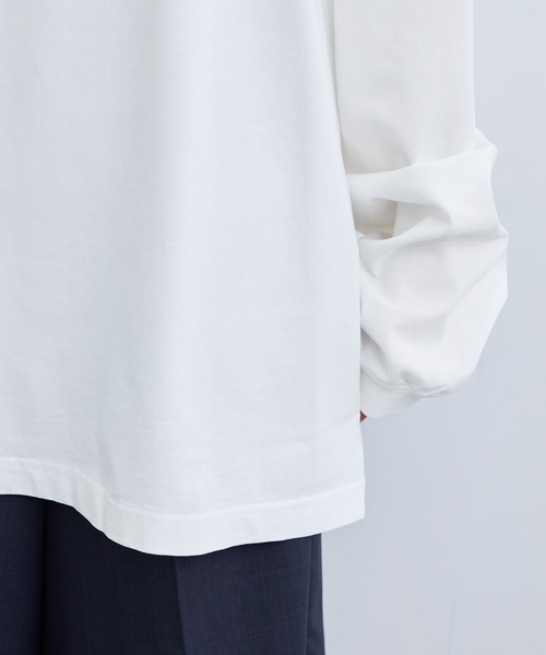 le cercle ADAM ET ROPE'（ルセルクルアダムエロペ）の「和柄Tシャツ（冨嶽三十六景）（Tシャツ/カットソー・レディース・ホワイト/チャコールグレー・L/M）」の14枚目の写真