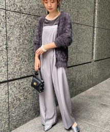 未使用品 ROSE BUD ベア切替えオールインワン ROSE BUD（ローズバッド）の「【WEB・一部店舗限定】ベア