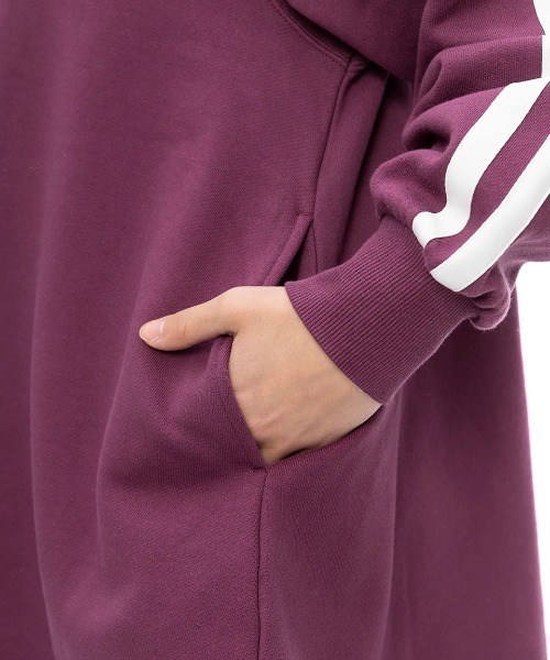 BILLABONG（ビラボン）の「BILLABONG レディース SLEEVE LINE SWEAT ON ワンピース/ビラボンハーフジップスウェットフレアワンピース（ワンピース・レディース・グリーン系その他/パープル系その他/オフホワイト・MEDIUM）」の13枚目の写真