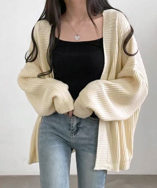 美品●1PIU1UGUALE3 ニット ガウン カーディガン カシミヤ 迷彩 V usk-23037_1.jpg