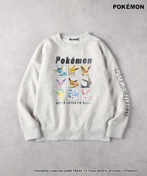 【新品・未使用】ELLE DIGITAL25th限定ポケモンスウェット130cm Right-on（ライトオン）の「【POKEMON】プリントスウェット