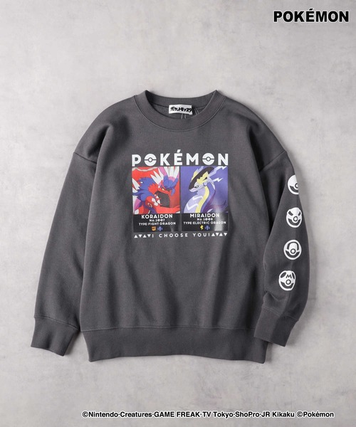 Right-on(ライトオン)の「【POKEMON】プリントスウェット(スウェット・キッズ・ブルー/オフホワイト/グレー/ライラック/ブラック/レッド/ライトグレー/ネイビー/パープル/ダークグレー・110/120/130/140/150)」の5枚目の写真