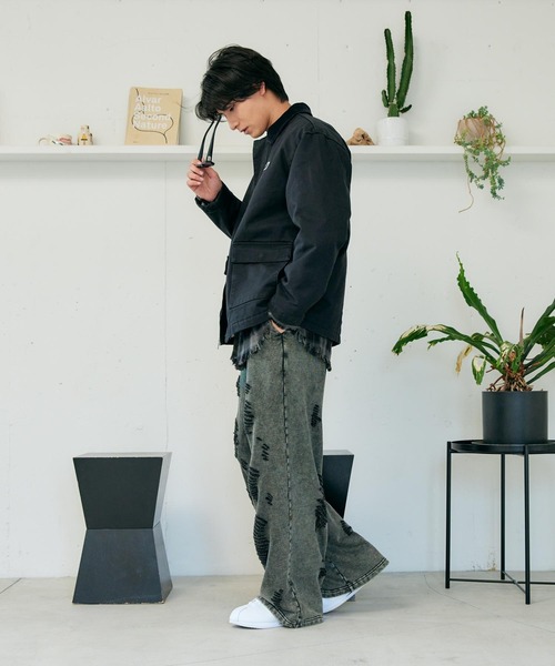 NIKE（ナイキ）の「ナイキ スポーツウェア メンズ ワーク ジャケット / Nike Sportswear Men's Work Jacket＜S-3XL 展開＞（ミリタリージャケット・メンズ・ライトブラウン/ブラック・M/2XL/S/L/XL/3XL）」の22枚目の写真