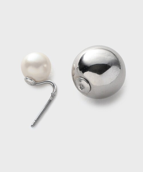 GALLEST（ギャレスト）の「◆2Wayパール調ピアス（ピアス（両耳用）・レディース・シルバー/ゴールド・00）」の6枚目の写真