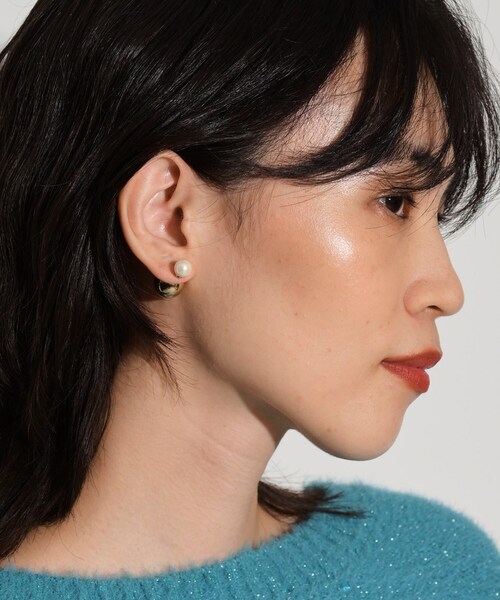 GALLEST（ギャレスト）の「◆2Wayパール調ピアス（ピアス（両耳用）・レディース・シルバー/ゴールド・00）」の8枚目の写真