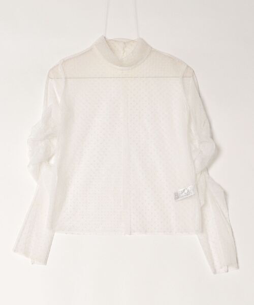 フロッキードットブラウス（シャツ/ブラウス）｜Y/lim（イリム）の