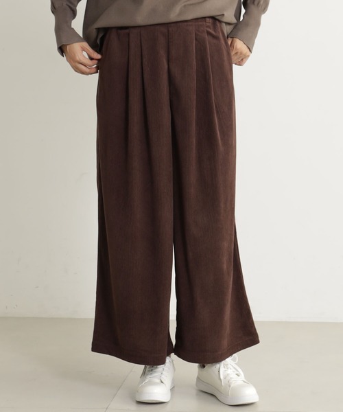 FOUND GOOD（ファウンドグッド）の「カットコーデュロイワイドP（その他パンツ・レディース・アイボリー/ブラウン系5/オレンジ系5/グレー系8・L/M/S）」の9枚目の写真