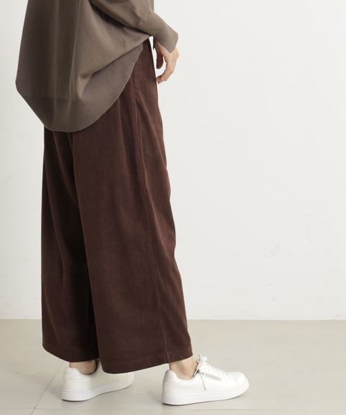 FOUND GOOD（ファウンドグッド）の「カットコーデュロイワイドP（その他パンツ・レディース・アイボリー/ブラウン系5/オレンジ系5/グレー系8・L/M/S）」の11枚目の写真