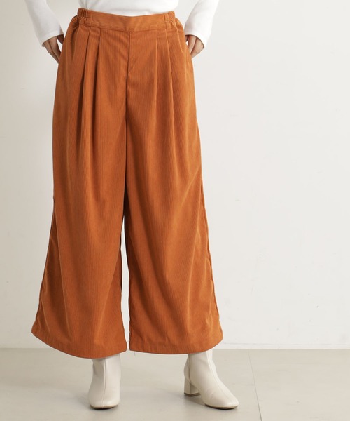 FOUND GOOD（ファウンドグッド）の「カットコーデュロイワイドP（その他パンツ・レディース・アイボリー/ブラウン系5/オレンジ系5/グレー系8・L/M/S）」の17枚目の写真