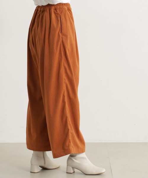 FOUND GOOD（ファウンドグッド）の「カットコーデュロイワイドP（その他パンツ・レディース・アイボリー/ブラウン系5/オレンジ系5/グレー系8・L/M/S）」の18枚目の写真