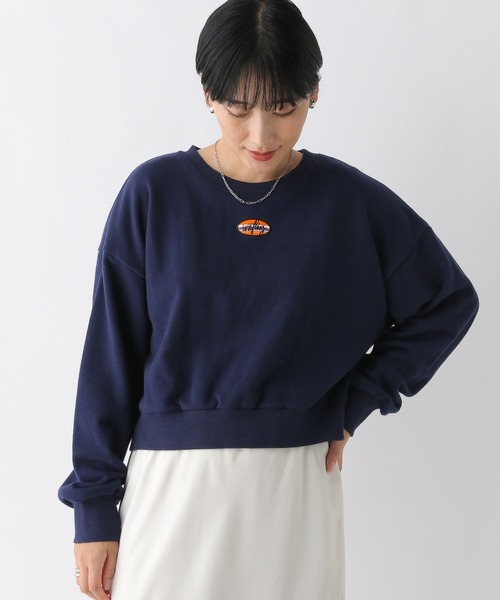 LEPSIM（レプシィム）の「ピーチ起毛刺繍プルオーバー　249404（スウェット・レディース・グリーン/杢グレー/ネイビー・FREE）」の18枚目の写真