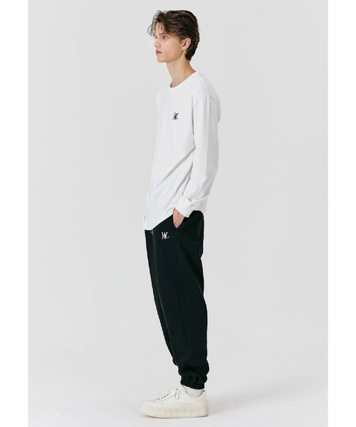 WOOALONG(ウアロン)の「【UNISEX】WOOALONG/ジョガーパンツ(ウラケ)(スウェットパンツ・レディース・ブラック/グレー/チャコール・MEDIUM/LARGE)」の20枚目の写真