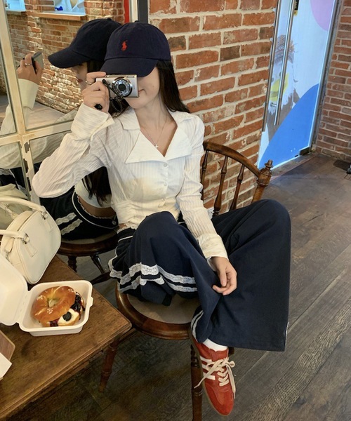 サイドレーススウェットパンツ