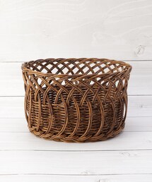 one'sterrace（ワンズテラス）の「ラタンPP オーバルバスケット（収納グッズ）」