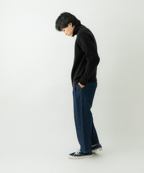 EKAL(エカル)の「ドライバーズニット(ニット/セーター・メンズ・ブラック/グレー・MEDIUM/LARGE)」の7枚目の写真