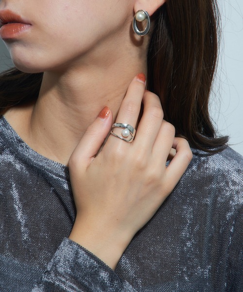セール】【PHILIPPE AUDIBERT】Bague Malka perle naturelle