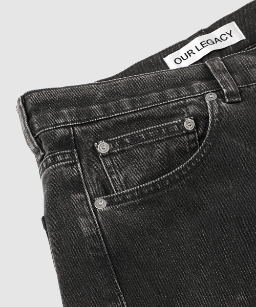 Our Legacy(アワーレガシー)の「OUR LEGACY THIRD CUT(デニムパンツ・メンズ・ブラック・29/30/31)」の6枚目の写真