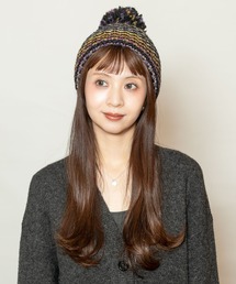 VICTIM x CALA EAR FLAP KNIT CAP(ONESIZE BLACK): ニット