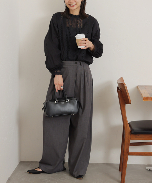 セール】INDIA VOILE レースブラウス（シャツ/ブラウス