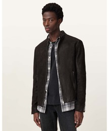 ジャケット・アウター ALLSAINTS AllSaints Men's Underground Bomber, Black at Amazon Men's