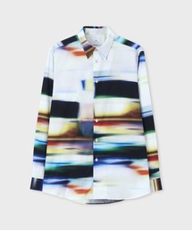 90s ポールスミス 半袖シャツ 総柄 M相当 ヴィンテージ シングルステッチ Paul Smith｜ポール・スミス（メンズ）のトップス（その他総柄