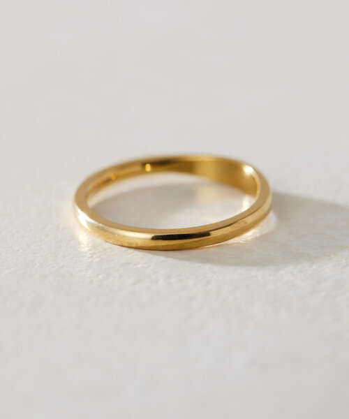 ear PAPILLONNER（イアパピヨネ）の「《金属アレルギー対応/ステンレス》イニシャル細リング（リング・レディース・ゴールド系その他/ゴールド系その他2/シルバー系その他2/シルバー系その他・14）」の17枚目の写真