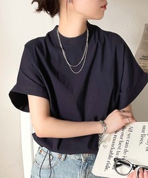 トレンドライクなデザイン。ドロスト付き機能Tee (半袖)