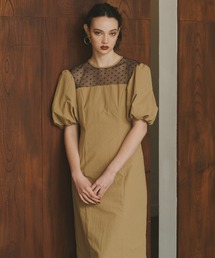 andresd decollete dot dress ブラック　sサイズ decollete dot dress | ANDRESD