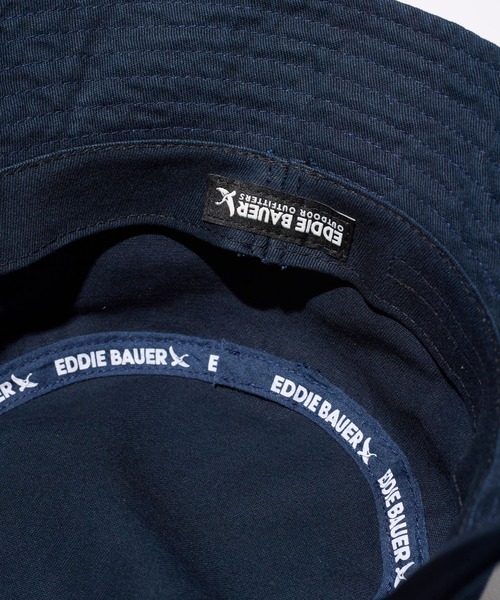 Eddie Bauer（エディーバウアー）の「コットンツイル ロゴ ハット（ハット・メンズ・ネイビー/ダークベージュ/サファリグリーン・F）」の4枚目の写真