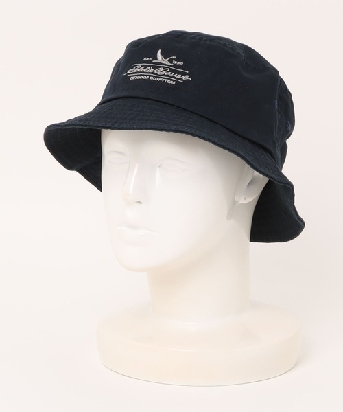 Eddie Bauer（エディーバウアー）の「コットンツイル ロゴ ハット（ハット・メンズ・ネイビー/ダークベージュ/サファリグリーン・F）」の7枚目の写真