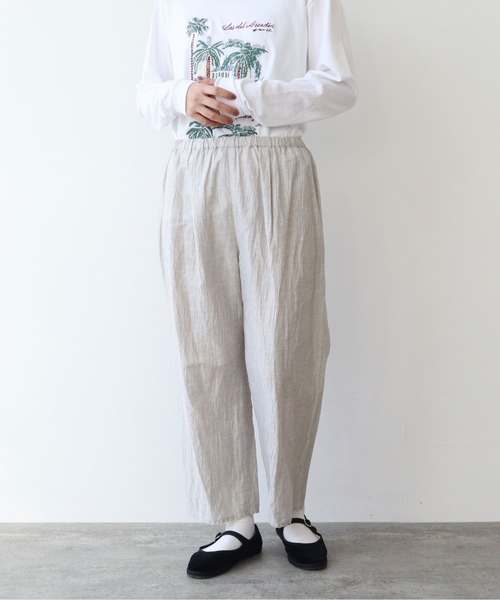 yuni(ユニ )の「washer petti パンツ(その他パンツ・レディース・アイボリー/その他/サックスブルー/ピンク/ネイビー・FREE)」の2枚目の写真