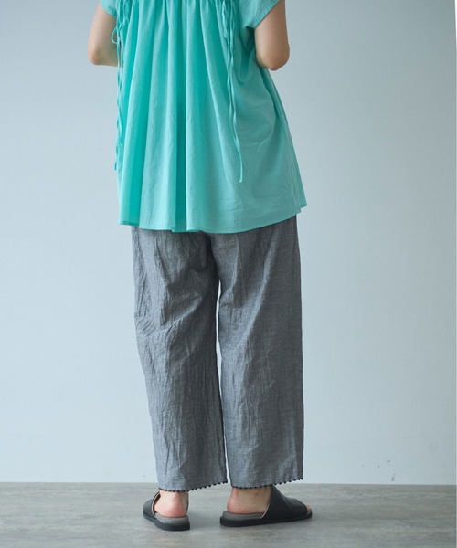yuni(ユニ )の「washer petti パンツ(その他パンツ・レディース・アイボリー/その他/サックスブルー/ピンク/ネイビー・FREE)」の16枚目の写真