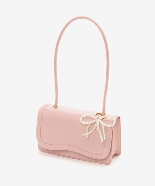 MAJESTIC LEGON(マジェスティックレゴン)の「チャームセットワンハンドルバッグ(ハンドバッグ・レディース・ブラック/アイボリー/イエロー/ピンク・FREE)」の14枚目の写真