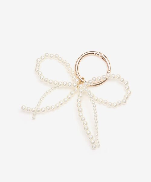 MAJESTIC LEGON(マジェスティックレゴン)の「チャームセットワンハンドルバッグ(ハンドバッグ・レディース・ブラック/アイボリー/イエロー/ピンク・FREE)」の6枚目の写真