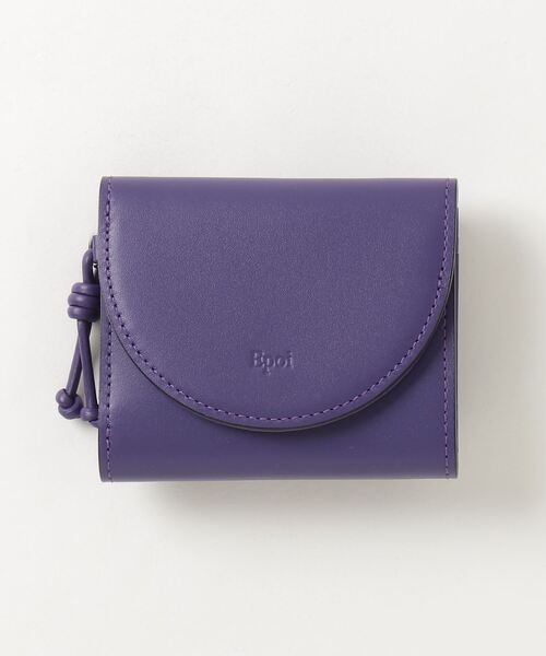 Epoi（エポイ）の「Knott ノット 三つ折り財布（財布・レディース・ダークグレー/ライトブルー/ブラック/ライトグレー/ブラック系その他/グレー系その他/パープル/グリーン系その他・FREE）」の8枚目の写真