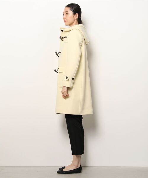 新品 green label relaxing ダッフルコート ホワイト 38 セール/ブランド古着】ダッフルコート（ダッフルコート）｜green label