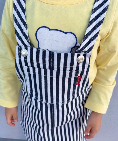 Moujonjon（ムージョンジョン）の「ジャンパースカート（ジャンパースカート・キッズ・ネイビー/その他1・110/100/90/140/130/120）」の6枚目の写真