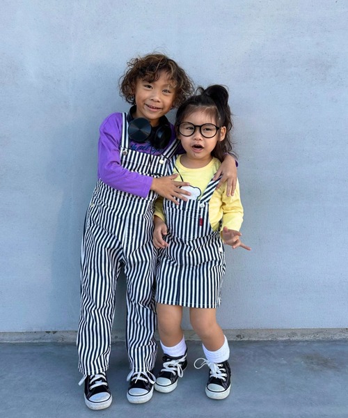 Moujonjon（ムージョンジョン）の「ジャンパースカート（ジャンパースカート・キッズ・ネイビー/その他1・110/100/90/140/130/120）」の7枚目の写真