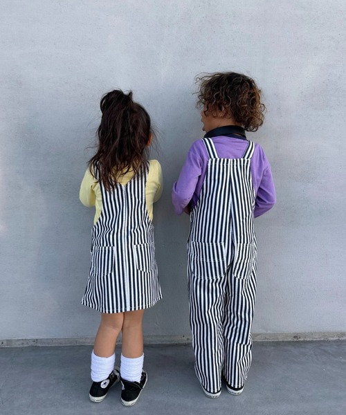 Moujonjon（ムージョンジョン）の「ジャンパースカート（ジャンパースカート・キッズ・ネイビー/その他1・110/100/90/140/130/120）」の9枚目の写真