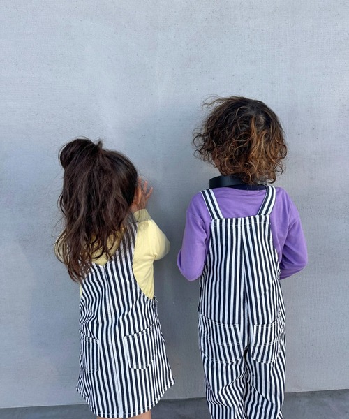 Moujonjon（ムージョンジョン）の「ジャンパースカート（ジャンパースカート・キッズ・ネイビー/その他1・110/100/90/140/130/120）」の12枚目の写真